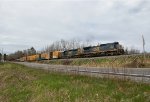 CSXT 9280 Leads L072 through Burnham, Maine